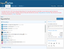 Tablet Screenshot of nguoihatinh.net